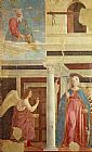 Piero Della Francesca Canvas Paintings - Annunciation